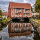 Gespiegeltes Fachwerthaus