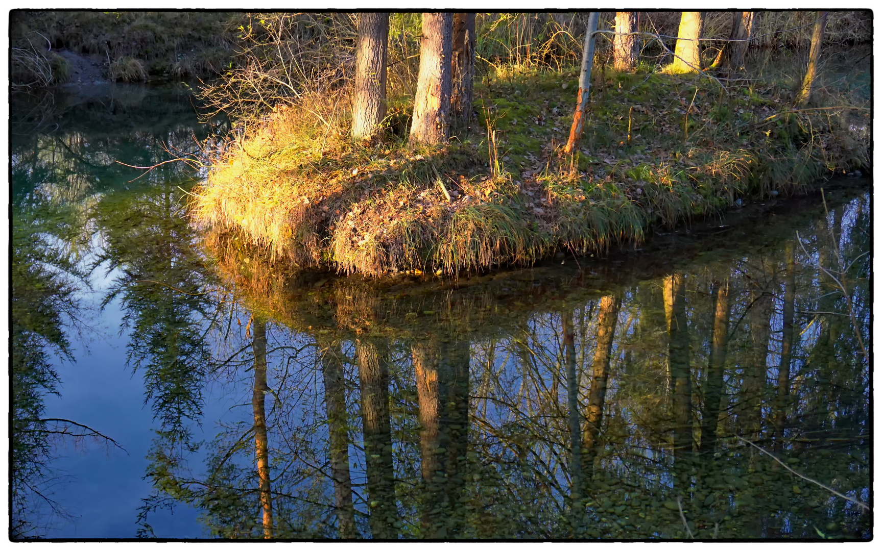 gespiegeltes Inselchen