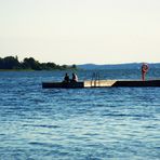 Gespräche auf dem Steg am See...