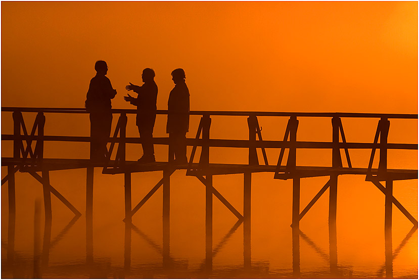 Gespräche bei Sonnenaufgang