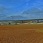 Gesprengte Autobahnbrücke A3 bei Würzburg / Randersacker