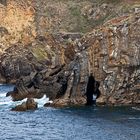 Gesteinsfaltungen an der Küste der Presq'île de Crozon
