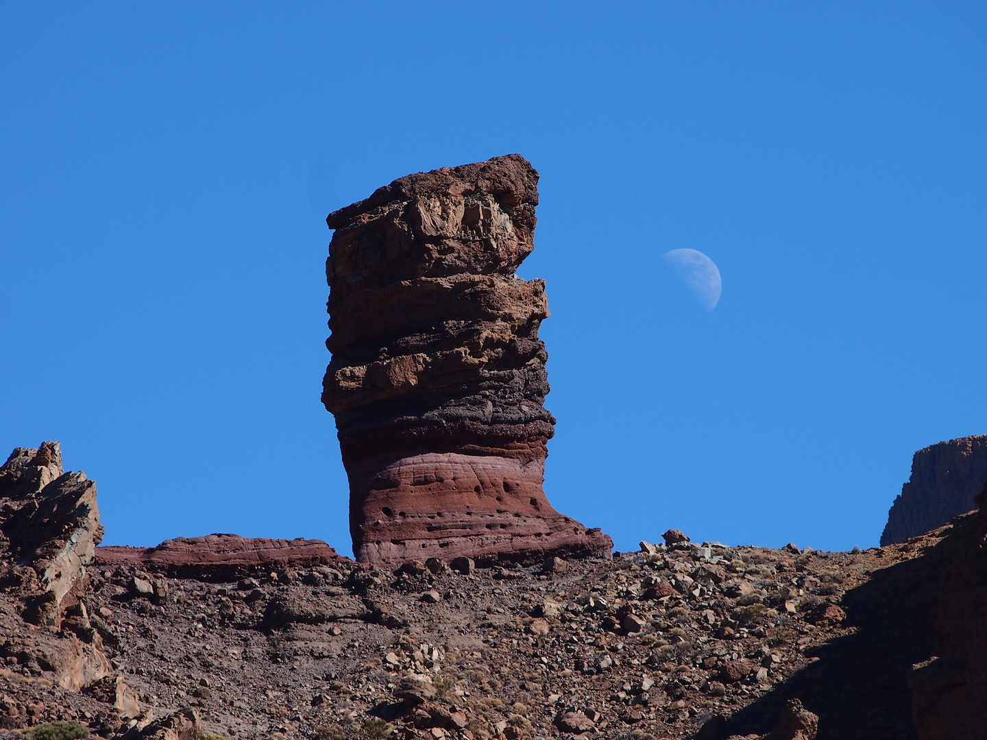 Gesteinsformation am Vulkan Teide auf Teneriffa