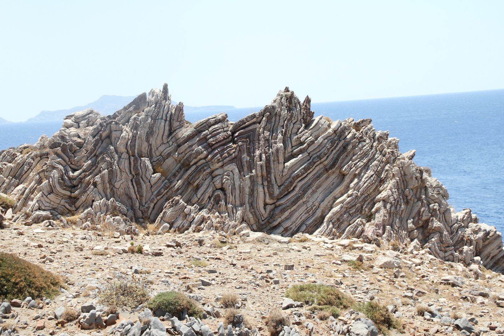 Gesteinsformation in Agios Pavlos Südkreta