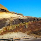 Gesteinsschichten beim Teide