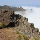 Gesteinszerfall zwischen den höchsten Picos Madeiras