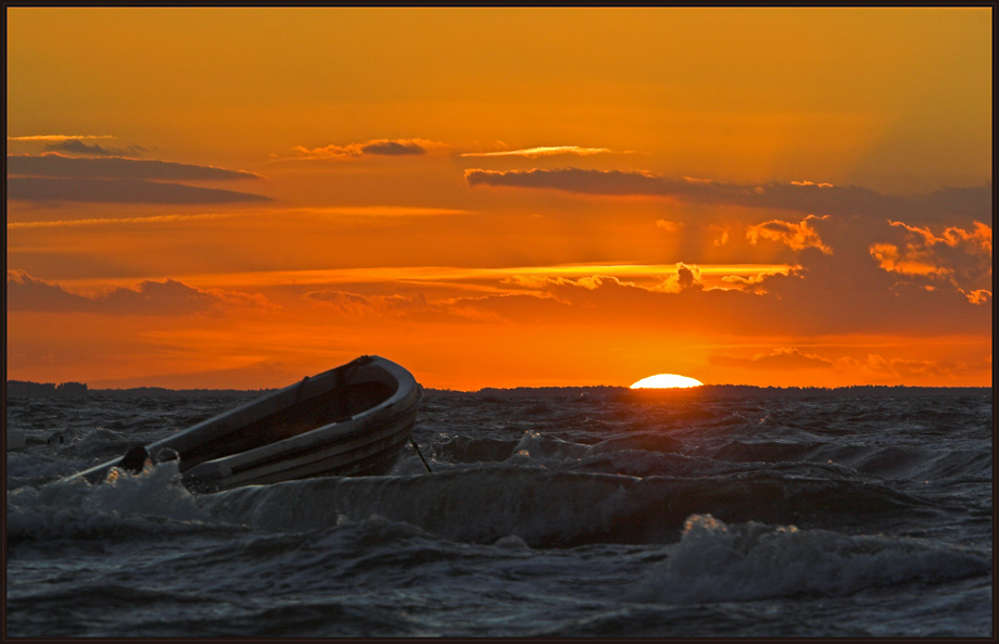 Gestern Abend am Meer..