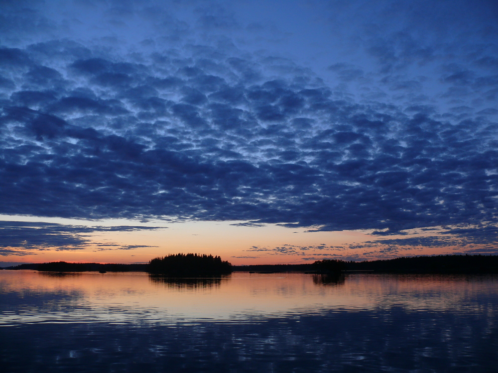 Gestern Abend am Meer