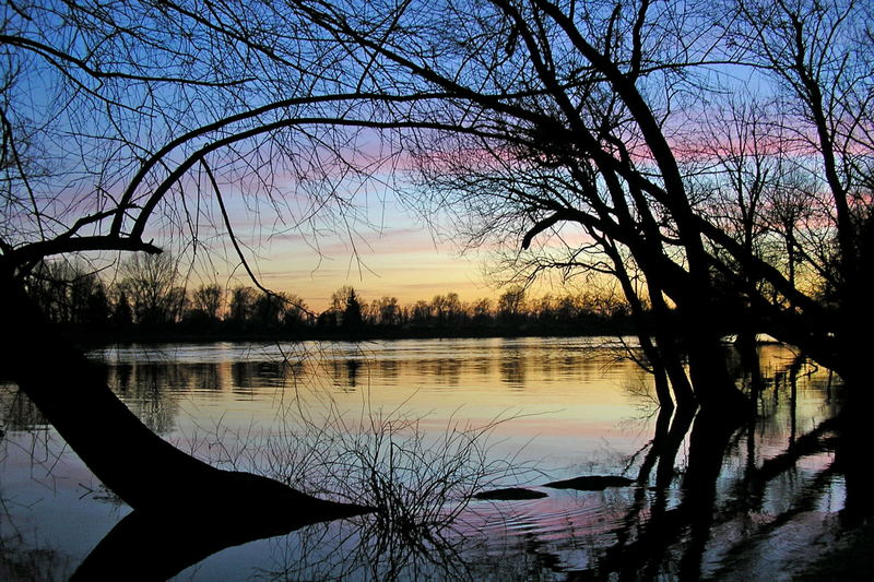 Gestern Abend am Rhein