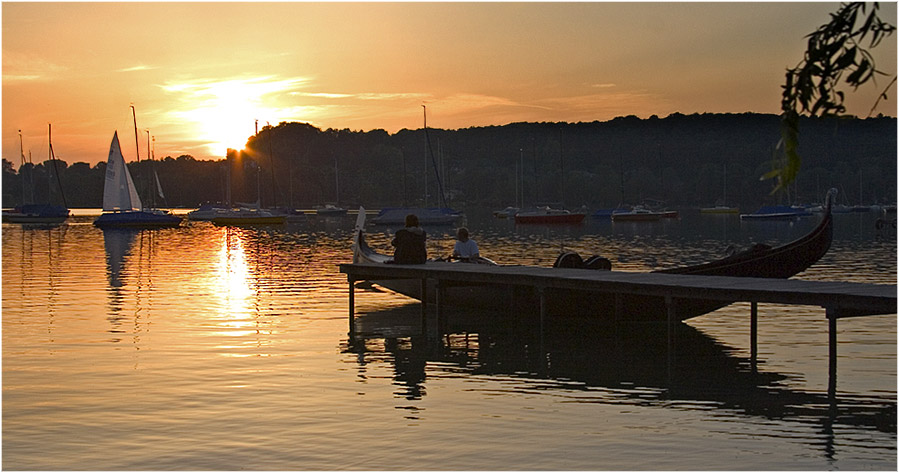 Gestern abend am Wörthsee VIII - Venezianische Momente