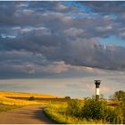 gestern Abend an der Elbe