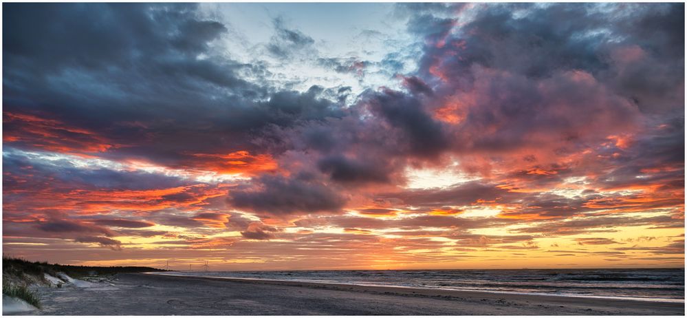 Gestern Abend ein völlig anderer Himmel