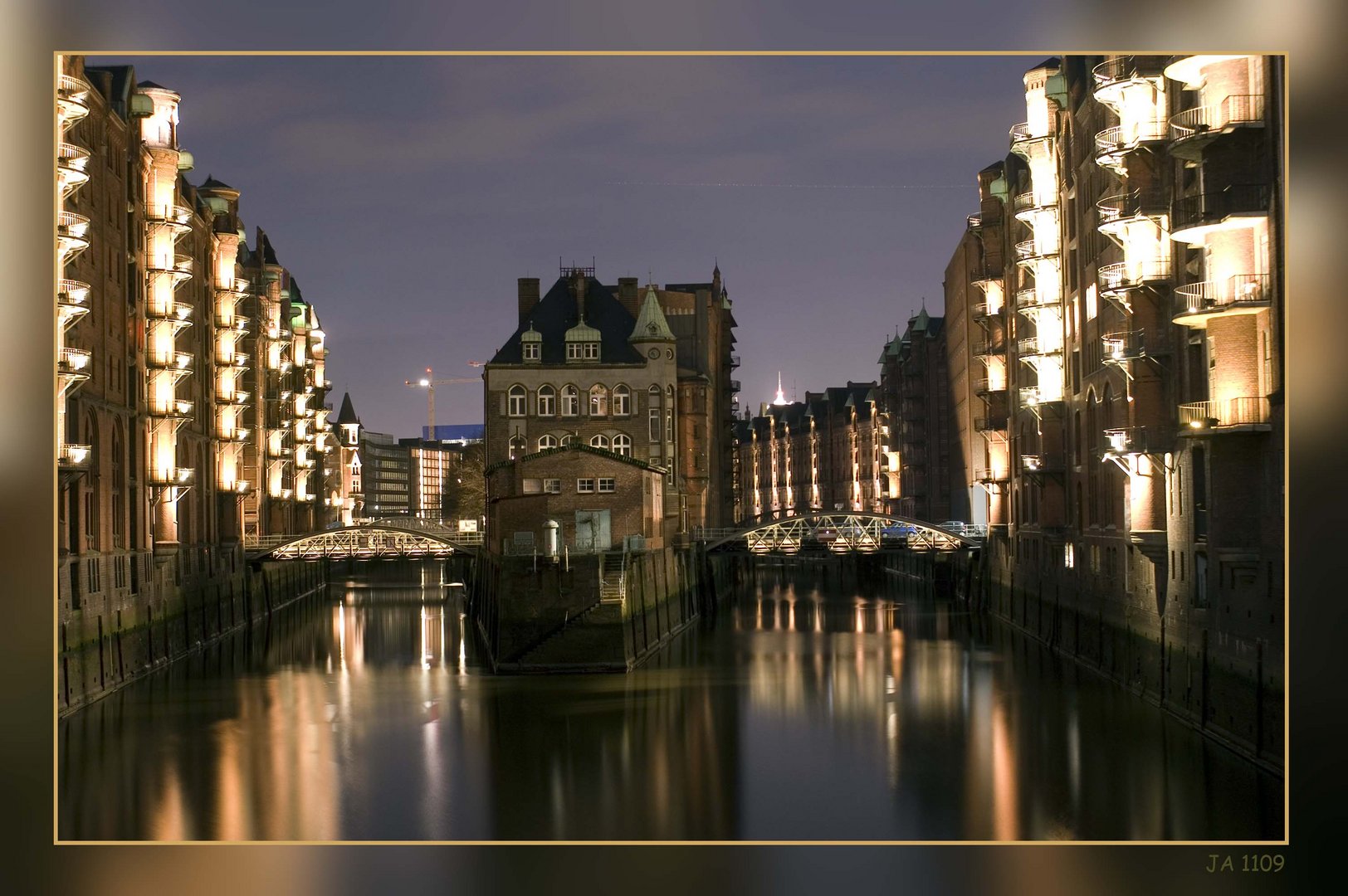 Gestern Abend in der Speicherstadt