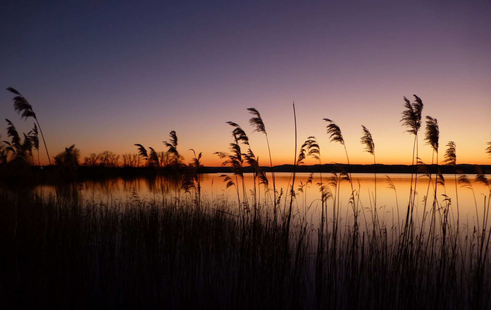 Gestern Abend nach dem Sonnenuntergang