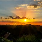 Gestern Abend über Radevormwald