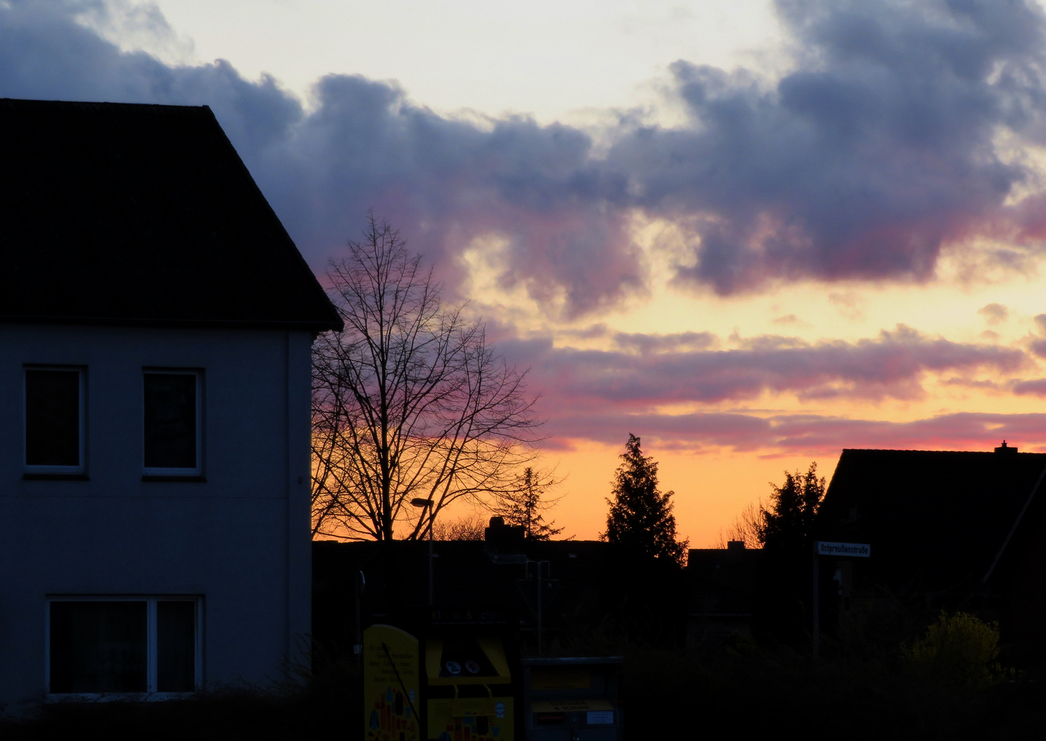 gestern Abend unterwegs ...