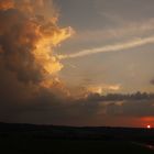 gestern abend vor dem Gewitter