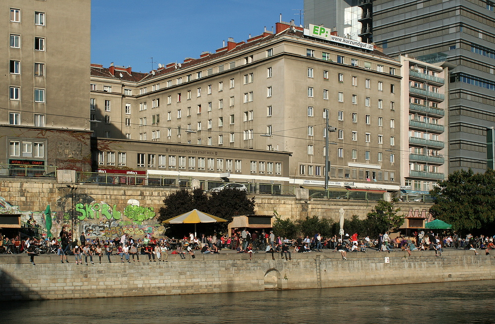 Gestern am Donaukanal