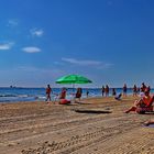 Gestern am Malvarrosa Strand in Valencia