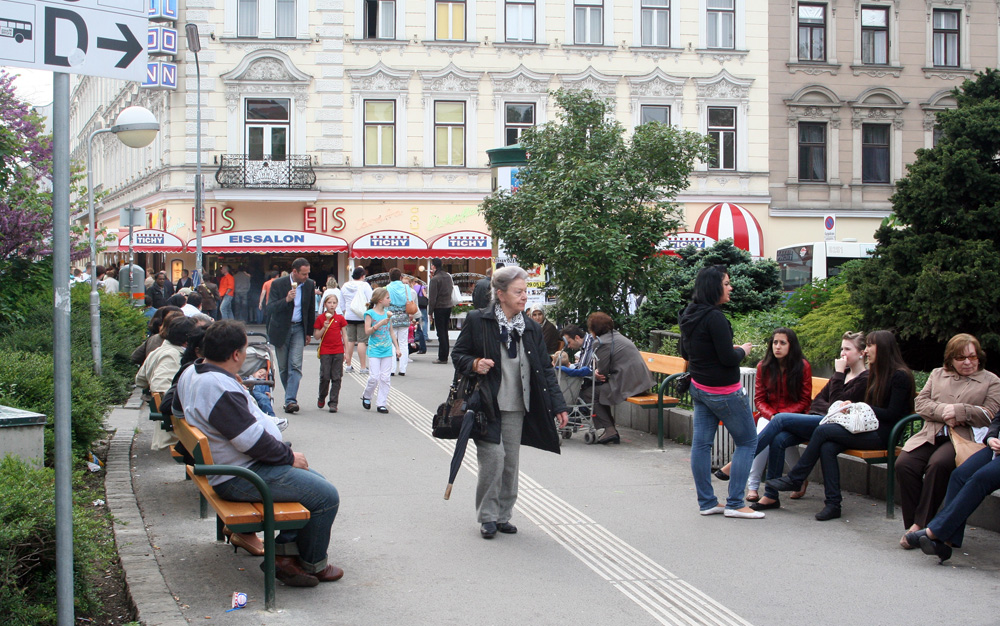 Gestern am Reumannplatz