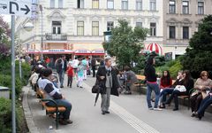 Gestern am Reumannplatz