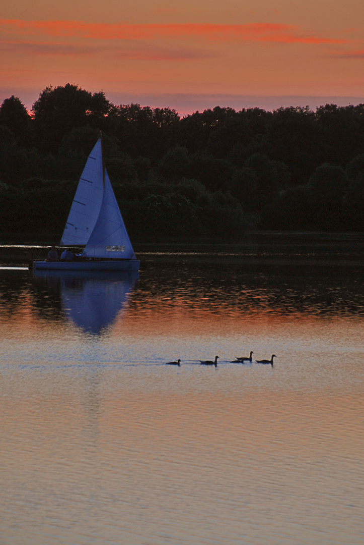 Gestern am See - in Farbe