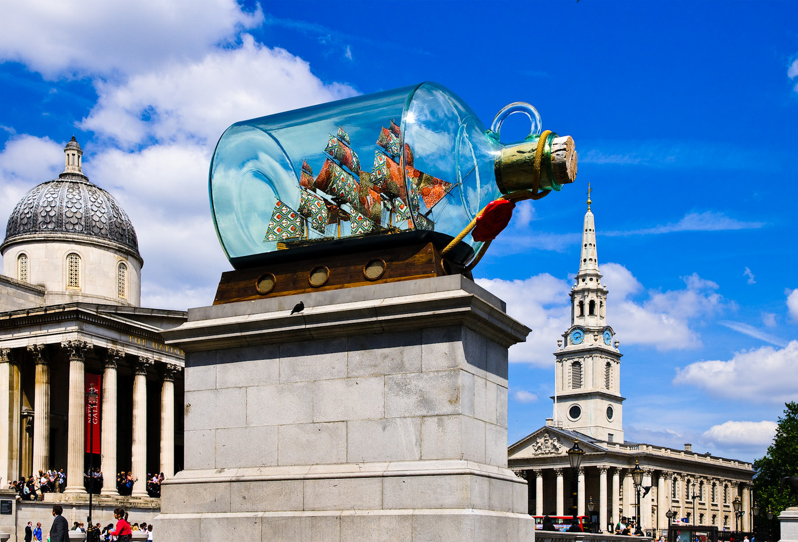 Gestern am Trafalgar Square