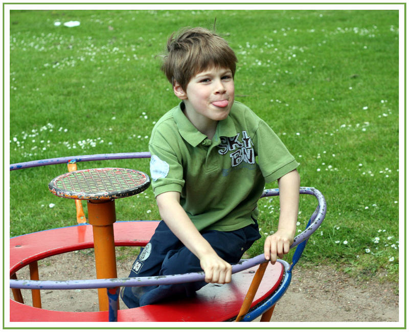 Gestern auf dem Spielplatz