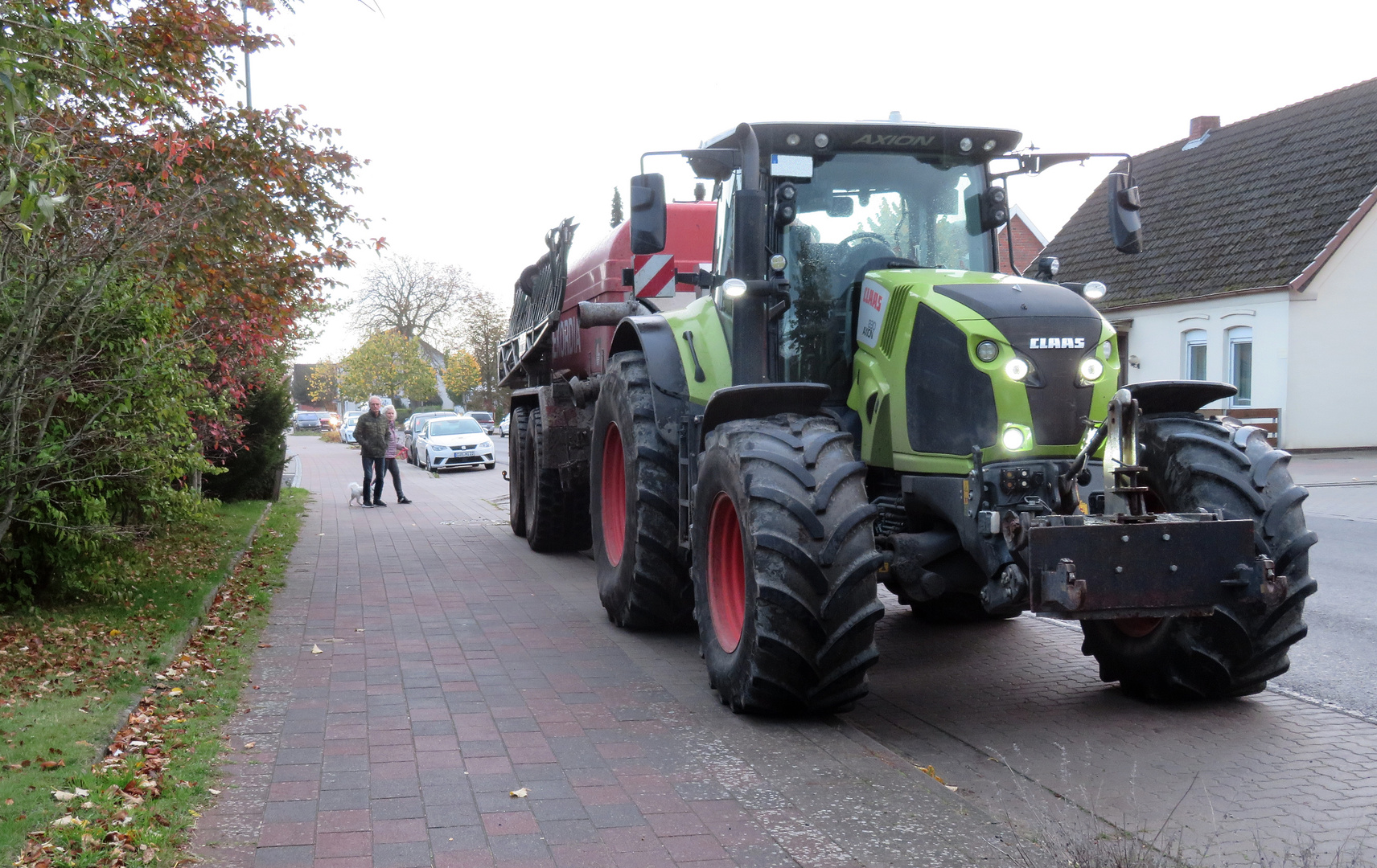 Gestern auf der Bundesstraße ...