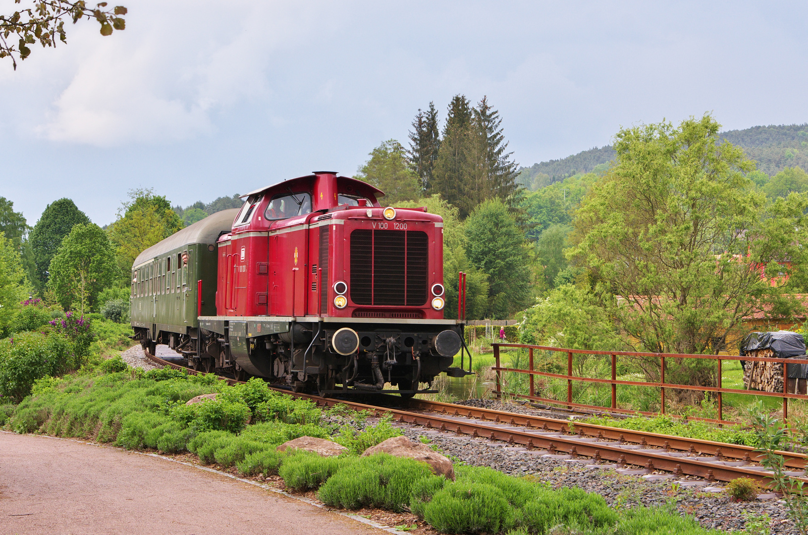 Gestern auf meiner Gartenbahn ...