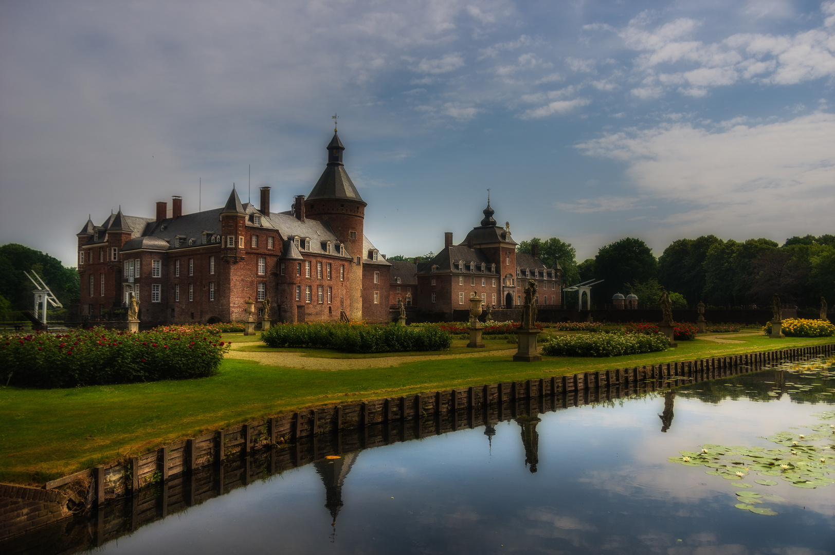 ....gestern auf Schloss Anholt....