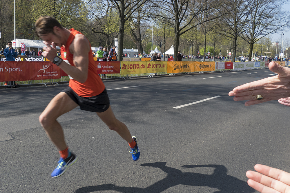 Gestern beim Hannover Marathon