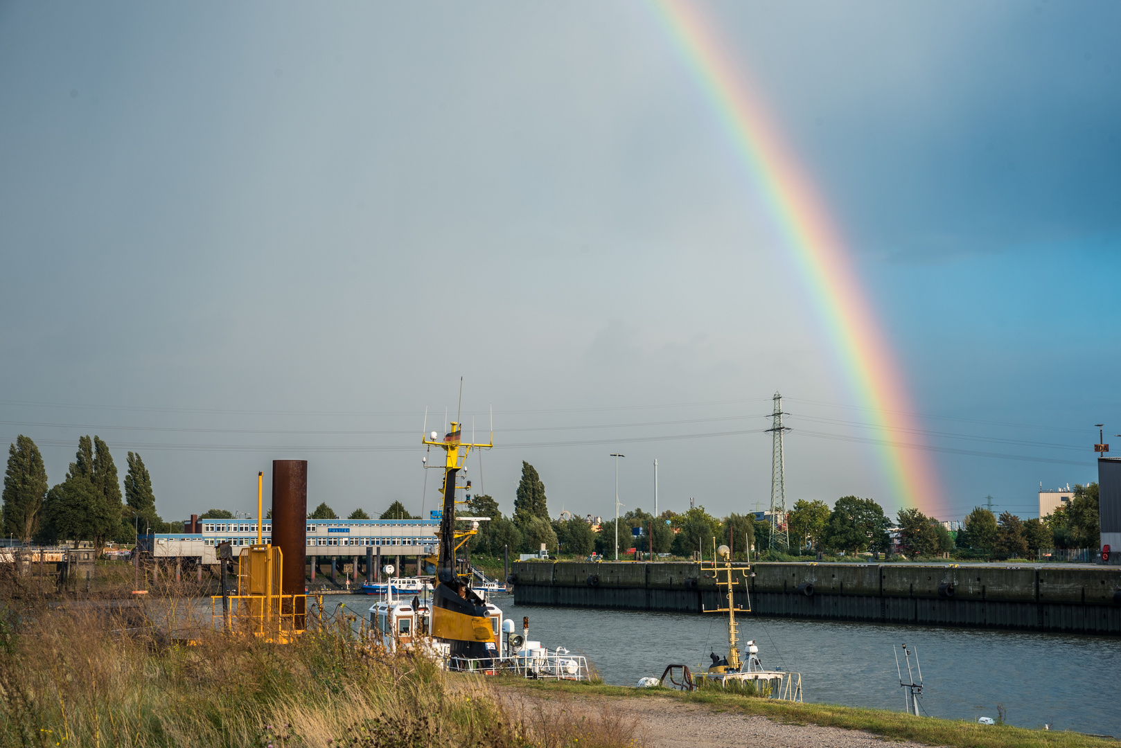 gestern im Hafen