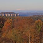 Gestern in der Sächsischne Schweiz auf die Festung Königstein heruntergeblickt...