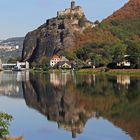 Gestern Mittag am Schreckensten (Strekov) in Aussig (Usti nad  Labem)...