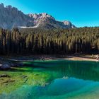 Gestern Morgen am Karersee