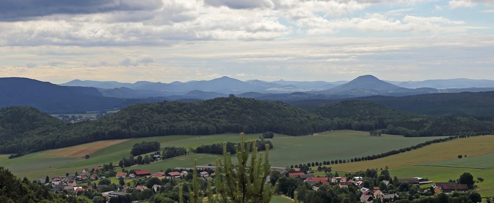 Gestern Morgen auf dem Gorisch in der Sächsischen Schweiz...