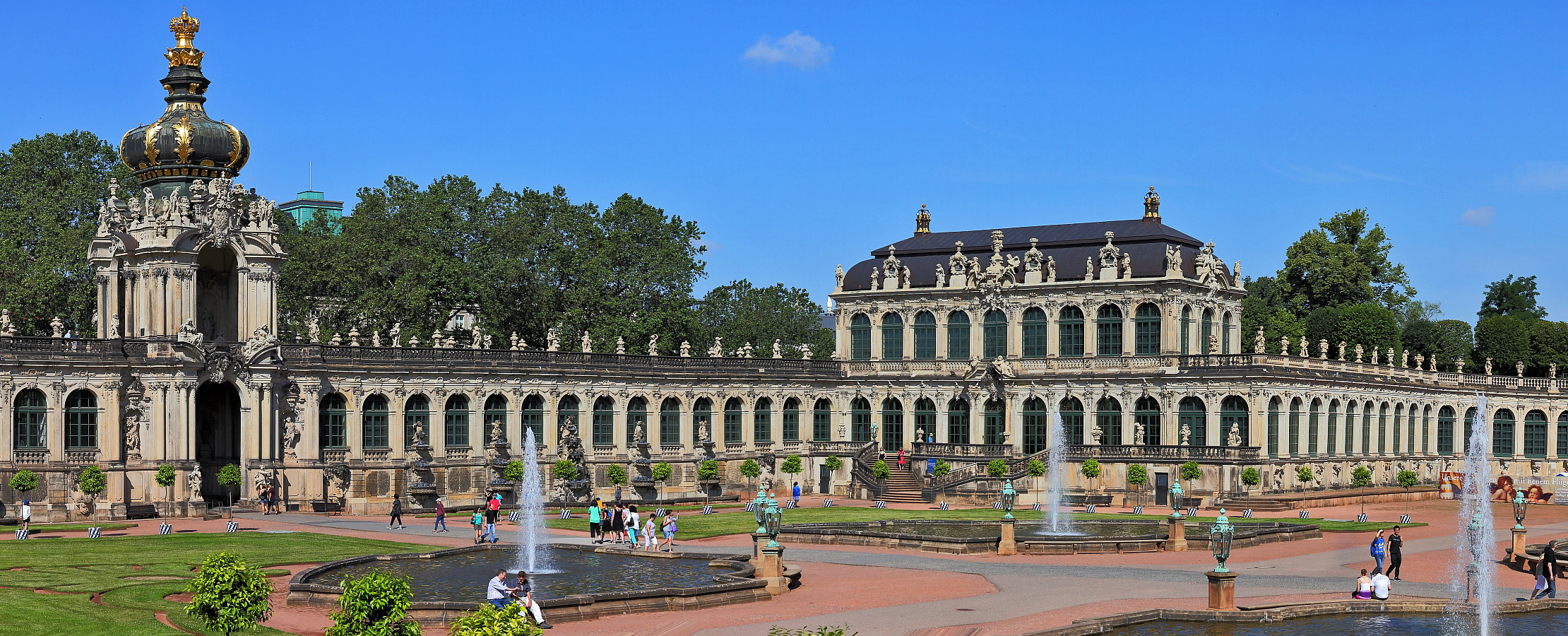 Gestern Morgen im Zwinger meiner "alten" Vaterstadt...