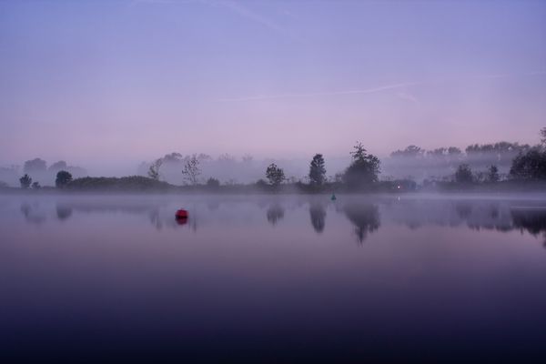 Gestern Morgen um 7 an der Ruhr