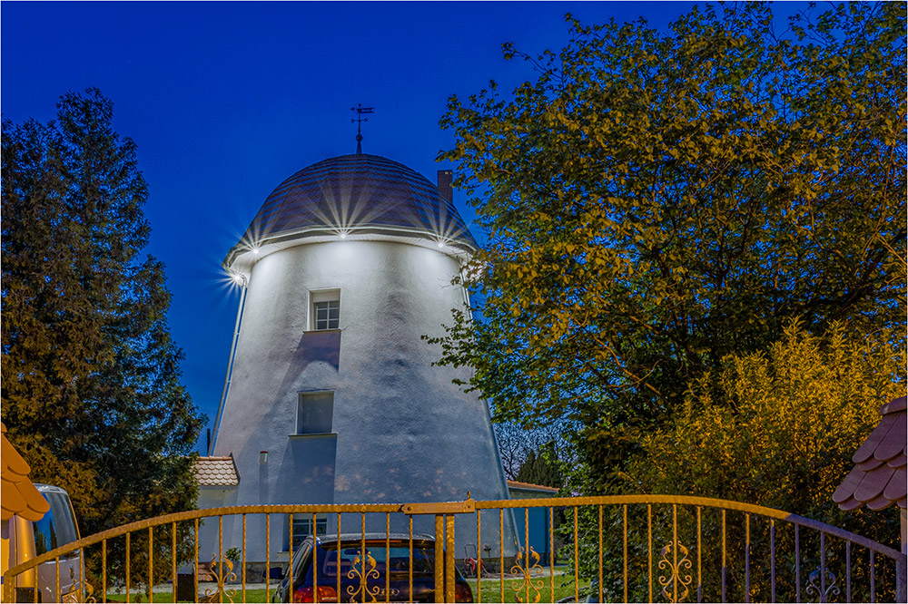 Gestern Mühle heute Wohnturm in Altenburg