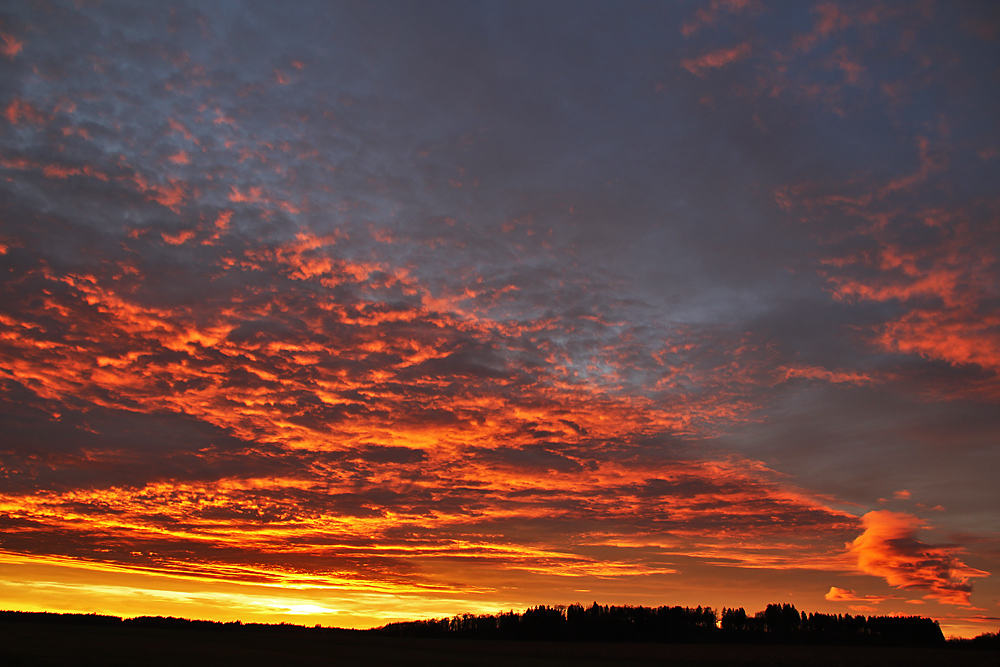 gestern nach Sonnenuntergang