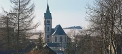 Gestern Nachmittag Verabschiedung vom Winter mit meiner Lieblingskirche in Fürstenau