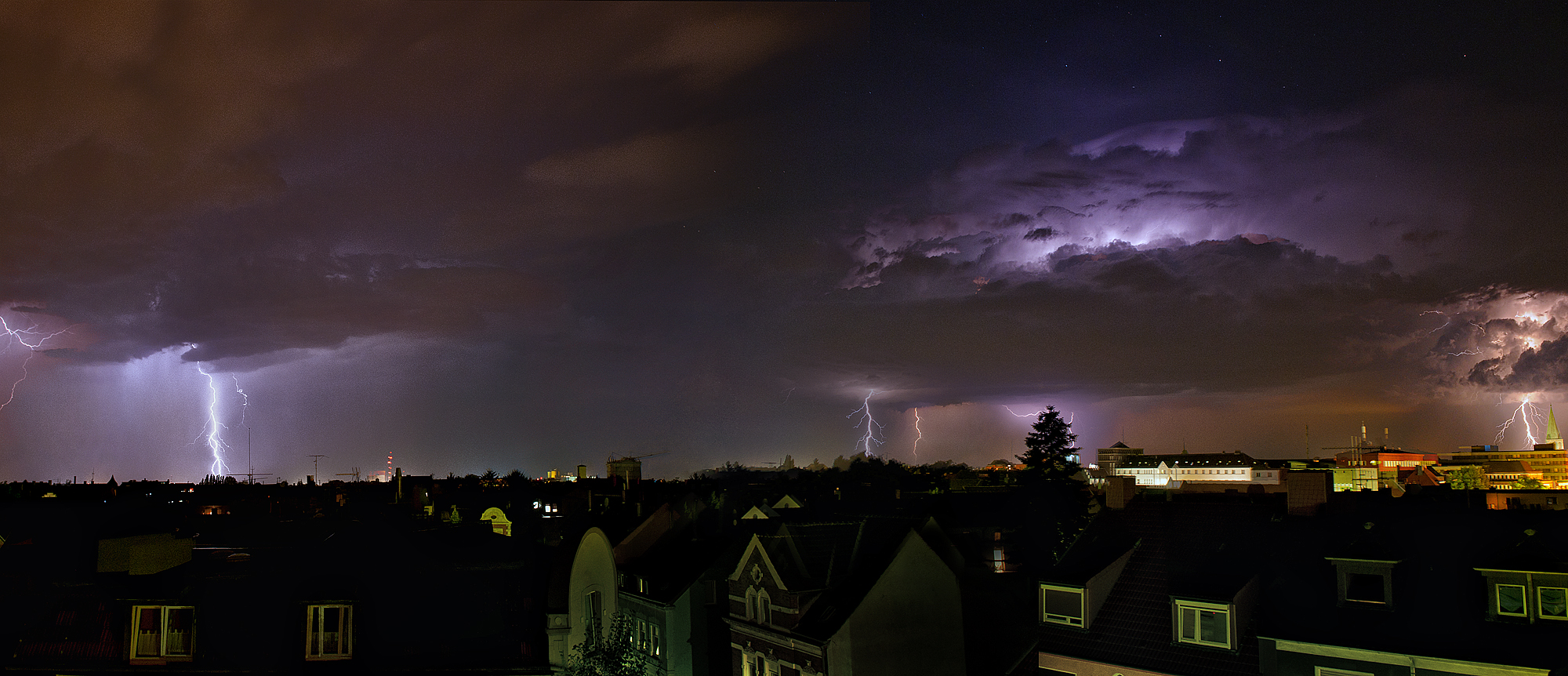 Gestern Nacht über Hamm