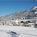 Gestern Schneefall, heute Sonnenschein!