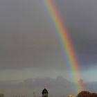 Gestern über der Bergkirche von Bad Bergzabern