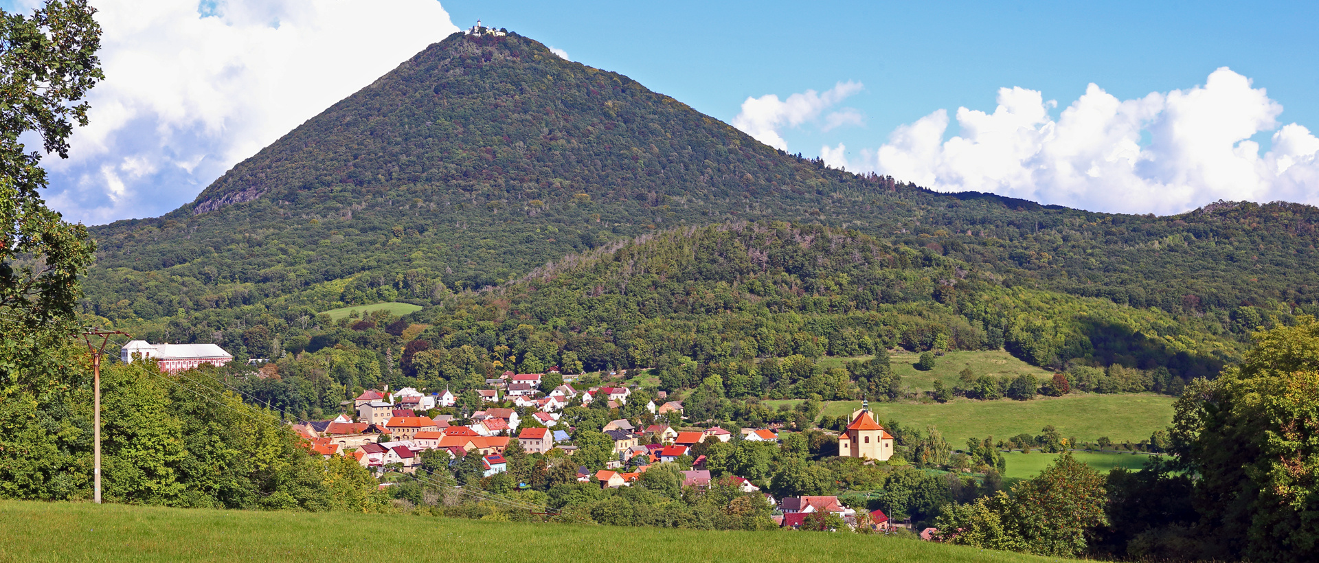 Gestern Vormittag strahlte der Milleschauer mit mir um die Wette...