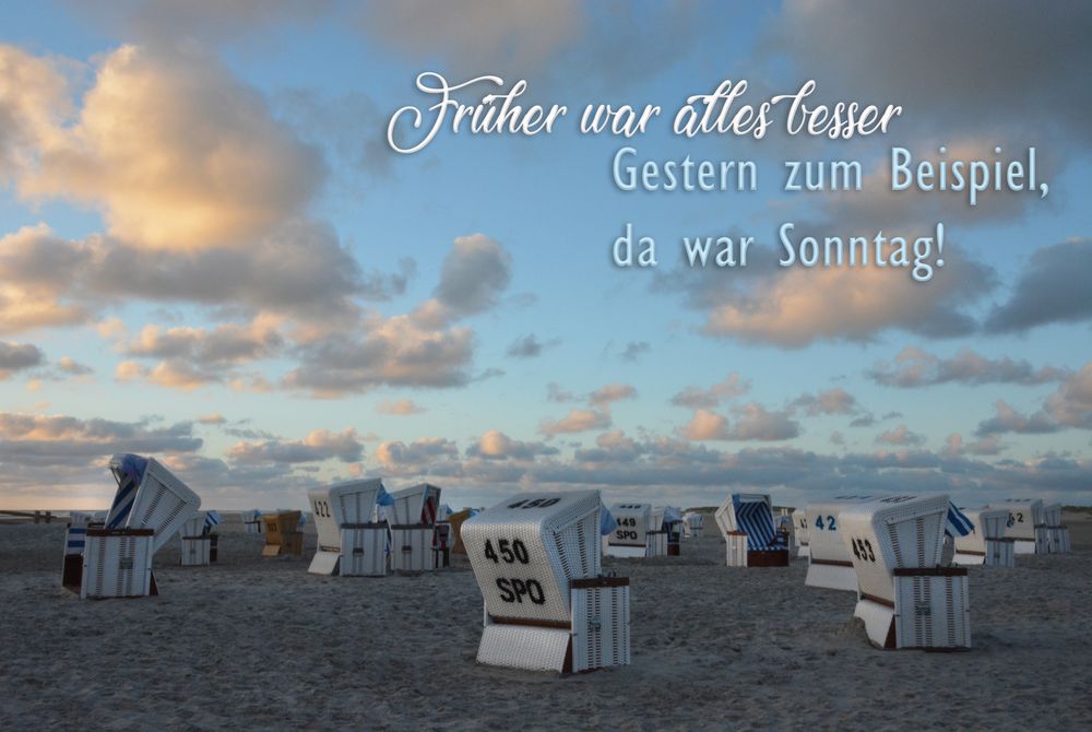 Gestern war besser Foto & Bild karte, lustig, spruch Bilder auf
