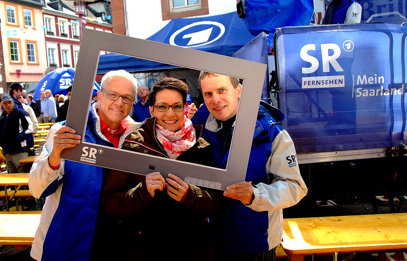 Gestern war der Saarländische Rundfunk zu Gast ...