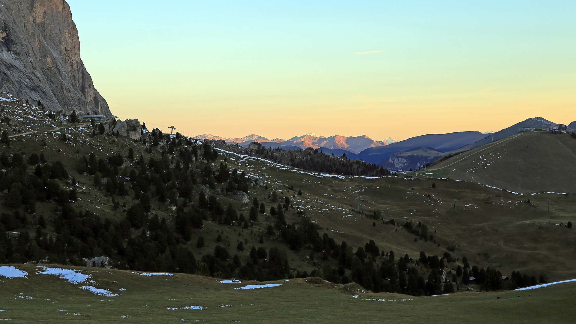 Gestern war ich am warmen Nachmittag wieder mal bei den Dolomiten...