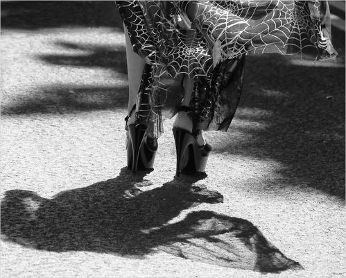 Gestöckelt wird auch...